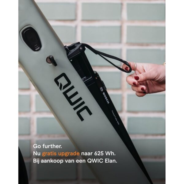 Qwic actie! gratis 625wh accu upgrade T.W.V €200